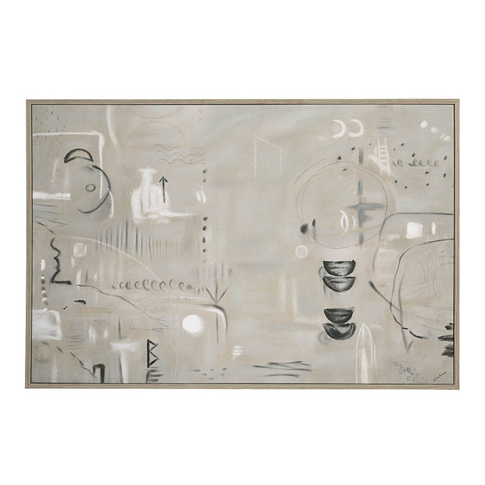 Renwil - OL2135 - Canvas Art - Kore - Light walnut