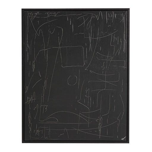 Haiku Canvas Art Black