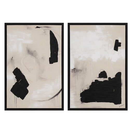 Asia Canvas Art PAINTED BLACK