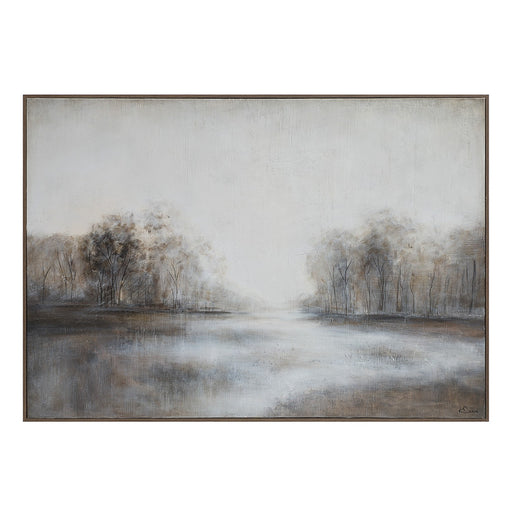 Country Canvas Art Dark Brown
