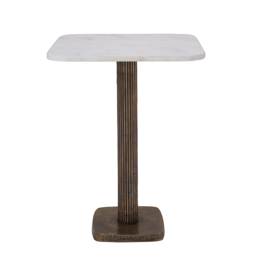 Allard Side Table Antique Brass