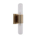 Renwil - WS134 - LED Wall Sconce - Chiara - Ribbed Clear