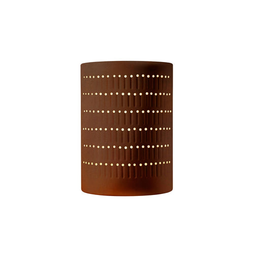 Justice Designs - CER-2295-RRST-LED2-2000 - LED Lantern - Ambiance - Real Rust