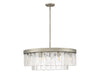 Golden - 1768-9 PS-HWG - Nine Light Chandelier - Ciara - Peruvian Silver