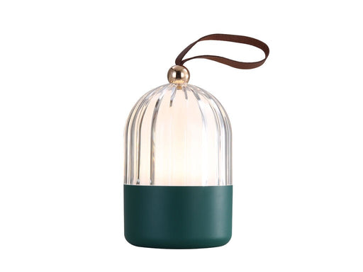 Golden - 2253-4 GRN - LED Lantern - Lunari - Matte Green
