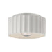 Justice Designs - CER-6185-BIS - One Light Flush-Mount - Radiance - Bisque