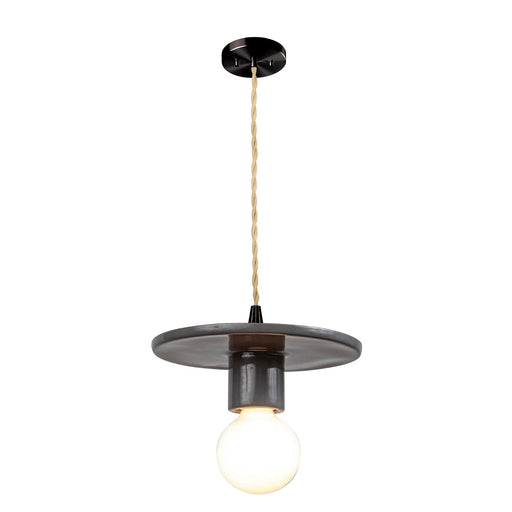 Radiance One Light Pendant Gloss Grey