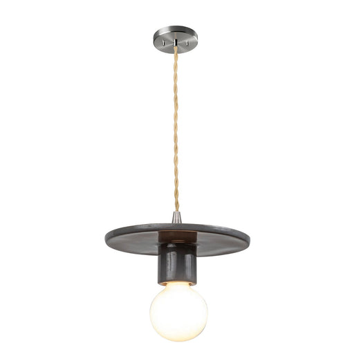 Radiance One Light Pendant Gloss Grey