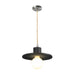 Justice Designs - CER-6325-CRB-NCKL-BEIG-TWST - One Light Pendant - Radiance - Carbon - Matte Black