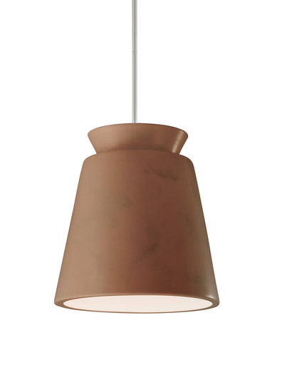 Radiance One Light Pendant Terra Cotta
