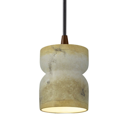 Radiance One Light Pendant Greco Travertine