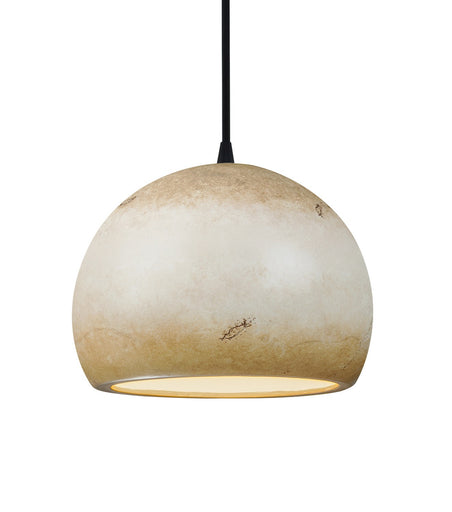 Radiance One Light Pendant Greco Travertine