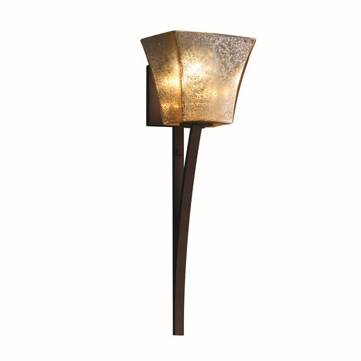 Fusion One Light Wall Sconce Dark Bronze