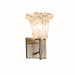 Justice Designs - GLA-8411-20-LACE-NCKL - One Light Wall Sconce - Veneto Luce - Brushed Nickel