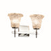 Justice Designs - GLA-8412-20-LACE-CROM - Two Light Bath Bar - Veneto Luce - Polished Chrome