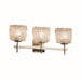 Justice Designs - GLA-8413-30-LACE-NCKL - Three Light Bath Bar - Veneto Luce - Brushed Nickel