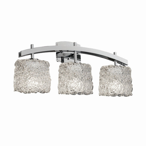 Veneto Luce Three Light Bath Bar Polished Chrome