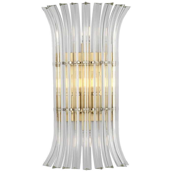Visual Comfort Signature - ARN 2076HAB-CG - LED Wall Sconce - Rhine - Hand-Rubbed Antique Brass