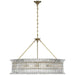 Visual Comfort Signature - ARN 5070HAB-CG - LED Chandelier - Rhine - Hand-Rubbed Antique Brass
