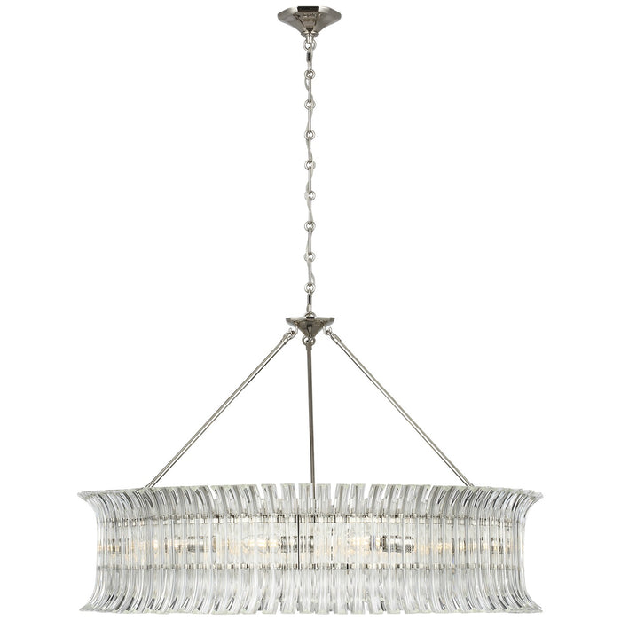Visual Comfort Signature - ARN 5070PN-CG - LED Chandelier - Rhine - Polished Nickel