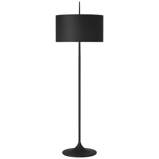 Spinet LED Floor Lamp Matte Black
