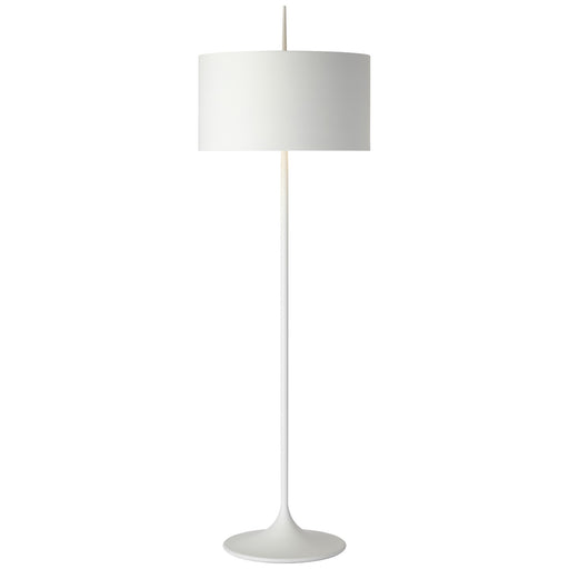 Spinet LED Floor Lamp Matte White