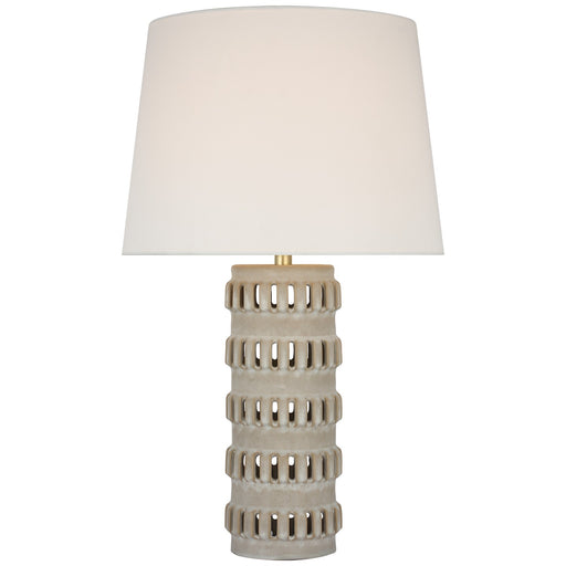 Mullin LED Table Lamp Dusted Stone