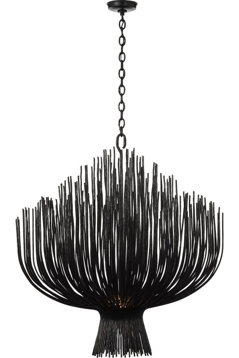 Visual Comfort Signature - CHC 5140AI - LED Chandelier - Astra - Aged Iron