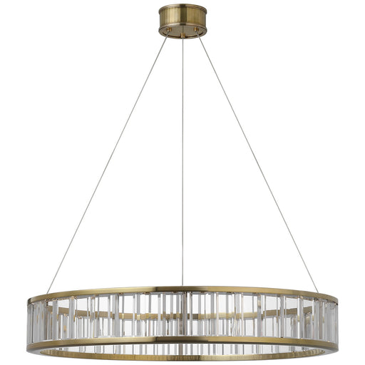 Iterna LED Chandelier Antique-Burnished Brass