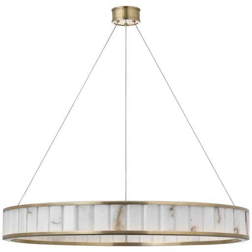 Iterna LED Chandelier Antique-Burnished Brass