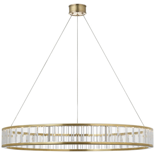 Iterna LED Chandelier Antique-Burnished Brass