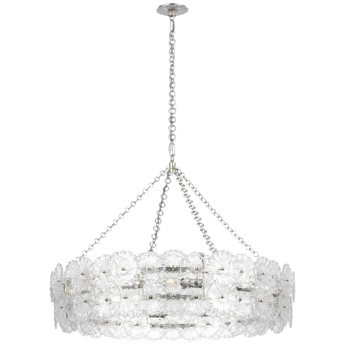 Visual Comfort Signature - JN 5037BSL-CG - LED Chandelier - Gianna - Burnished Silver Leaf
