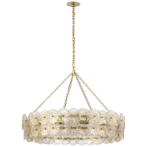 Gianna LED Chandelier Hand-Rubbed Antique Brass