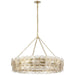 Visual Comfort Signature - JN 5037HAB-GF - LED Chandelier - Gianna - Hand-Rubbed Antique Brass