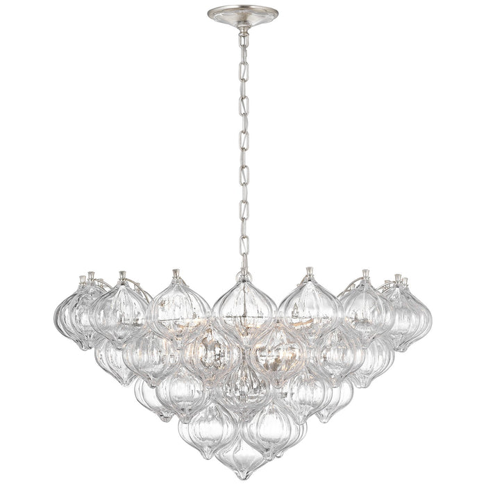 Visual Comfort Signature - JN 5145BSL-CG - LED Chandelier - Caselli - Burnished Silver Leaf