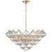 Visual Comfort Signature - JN 5145HAB-GF - LED Chandelier - Caselli - Hand-Rubbed Antique Brass