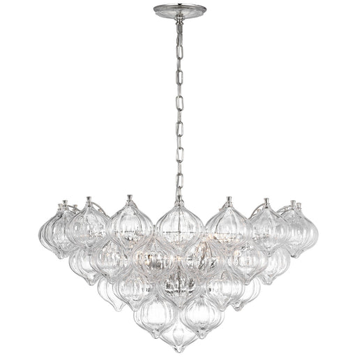Caselli LED Chandelier Polished Nickel