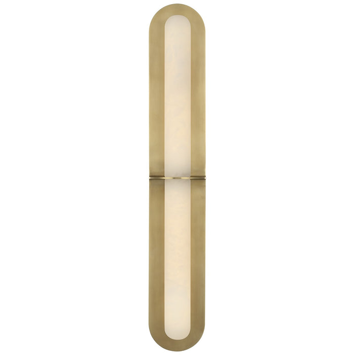 Visual Comfort Signature - KW 2002AB-ALB - LED Wall Sconce - Fosse - Antique-Burnished Brass