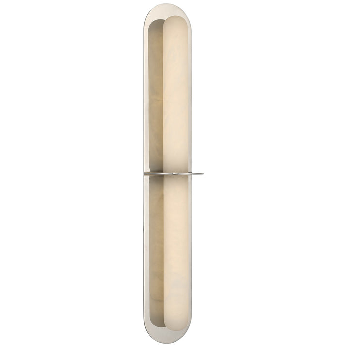 Visual Comfort Signature - KW 2002PN-ALB - LED Wall Sconce - Fosse - Polished Nickel