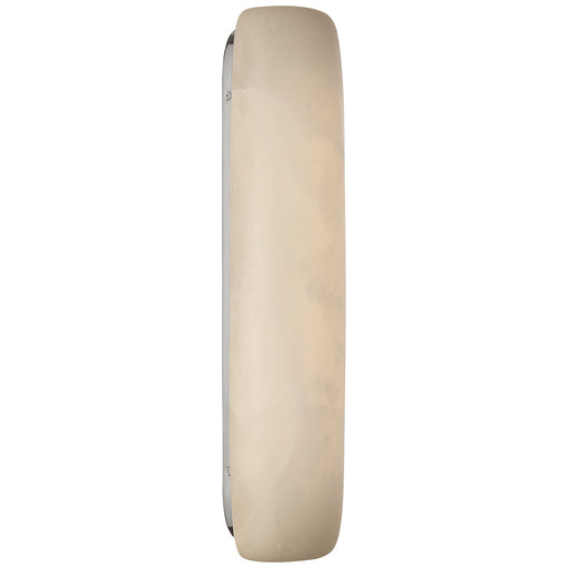 Formosa LED Wall Sconce Alabaster and Polished Nickel
