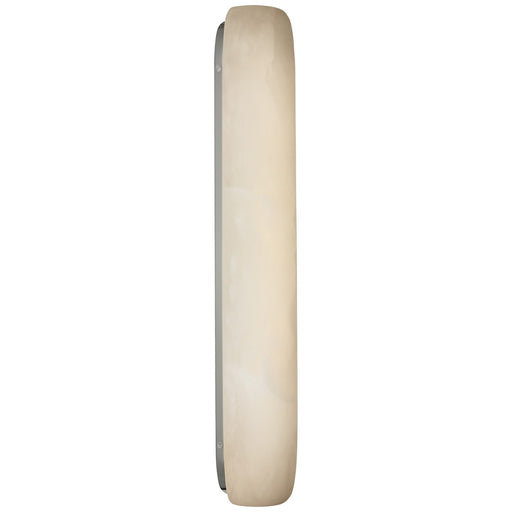 Formosa LED Wall Sconce Alabaster and Polished Nickel