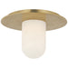 Visual Comfort Signature - KW 4006AB-ALB - LED Flush Mount - Fosse - Antique-Burnished Brass