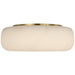 Visual Comfort Signature - KW 4904ALB/AB - LED Flush Mount - Formosa - Alabaster and Antique-Burnished Brass