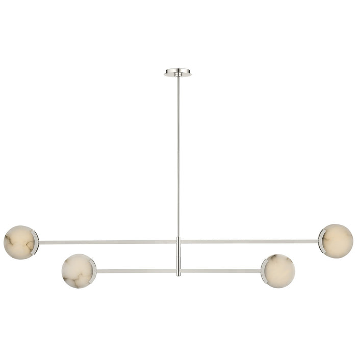 Visual Comfort Signature - KW 5608PN-ALB - LED Chandelier - Melange - Polished Nickel