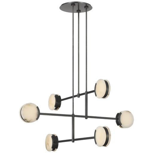 Melange LED Chandelier Bronze