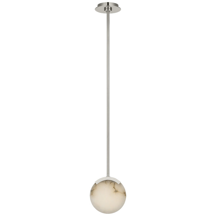 Visual Comfort Signature - KW 5611PN-ALB - LED Pendant - Melange - Polished Nickel