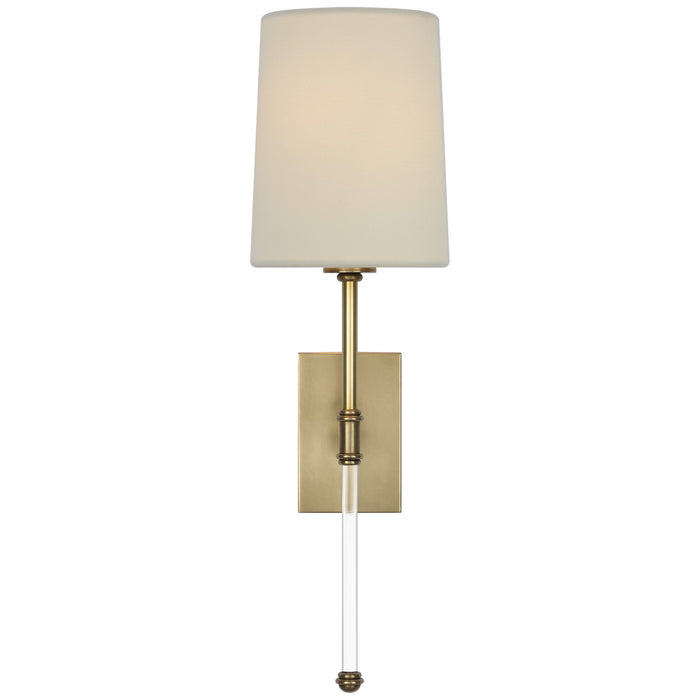 Visual Comfort Signature - SK 2014HAB-L - LED Wall Sconce - Camille - Hand-Rubbed Antique Brass
