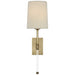 Visual Comfort Signature - SK 2014HAB-L - LED Wall Sconce - Camille - Hand-Rubbed Antique Brass