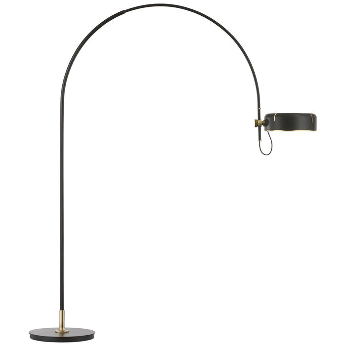 Visual Comfort Signature - TOB 1132MI/HAB-MI - LED Floor Lamp - Oso - Modern Iron and Hand-Rubbed Antique Brass