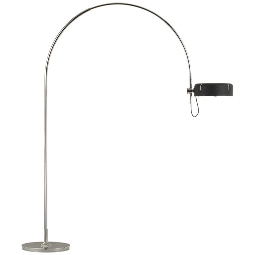 Oso LED Floor Lamp Polished Nickel